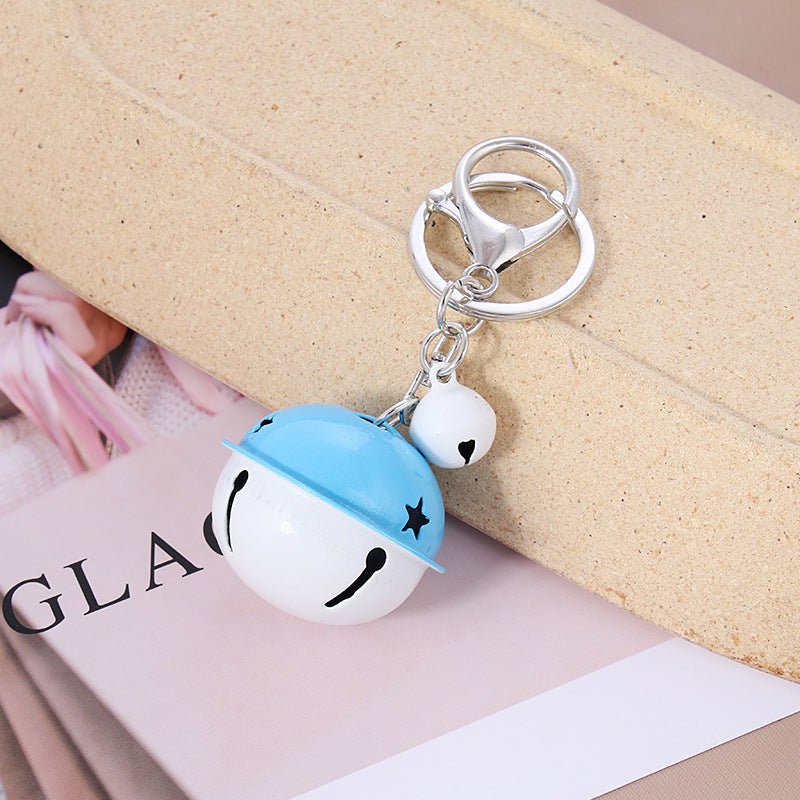 Wholesale Metal Color Bell Keychain